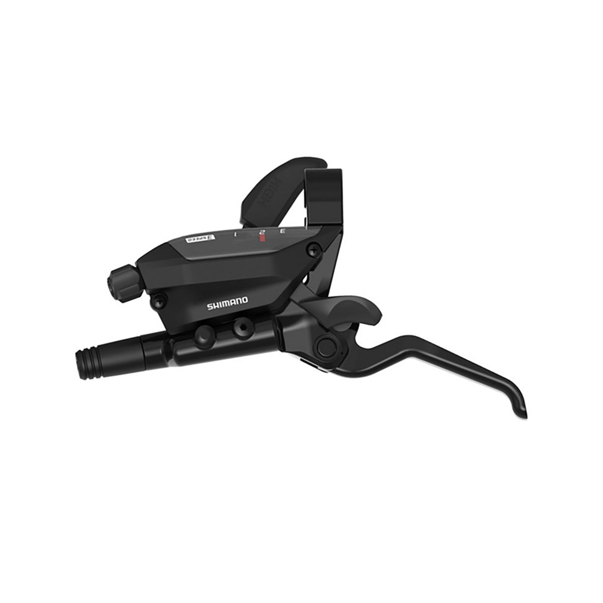 Kit Freno Disco Hidráulico Shimano BR-MT200/ST-EF515 JL Delantero/Izquierdo Resina Sin Aletas/Adaptador Latiguillo 1000mm Negro