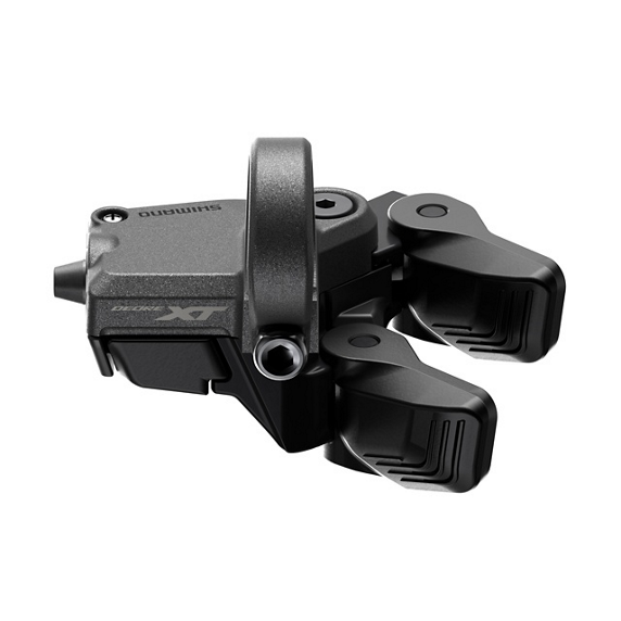 Selector Cambio Shimano Deore XT Di2 SW-M8150 Derecho Abrazadera Negro