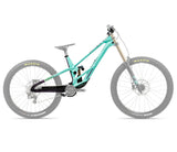 Orbea Frame Rallon 450 DH 2026 Aloha Green/Fantasy Purple Carbon View Gloss