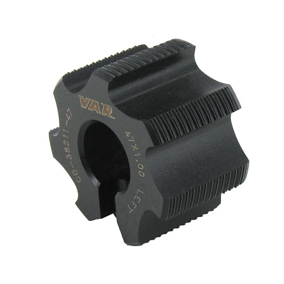 Macho Rosca Pedalier VAR T47x1.0mm Izquierda Plata