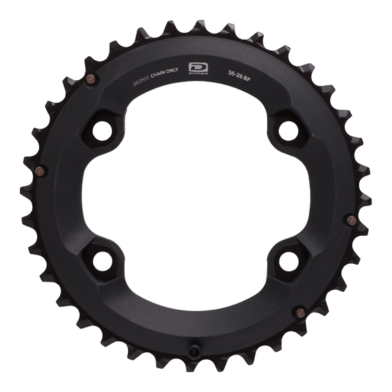Plato Shimano Deore FC-M6000-2/FC-M6000-B2/FC-MT500-2/FC-MT500-B2 Negro
