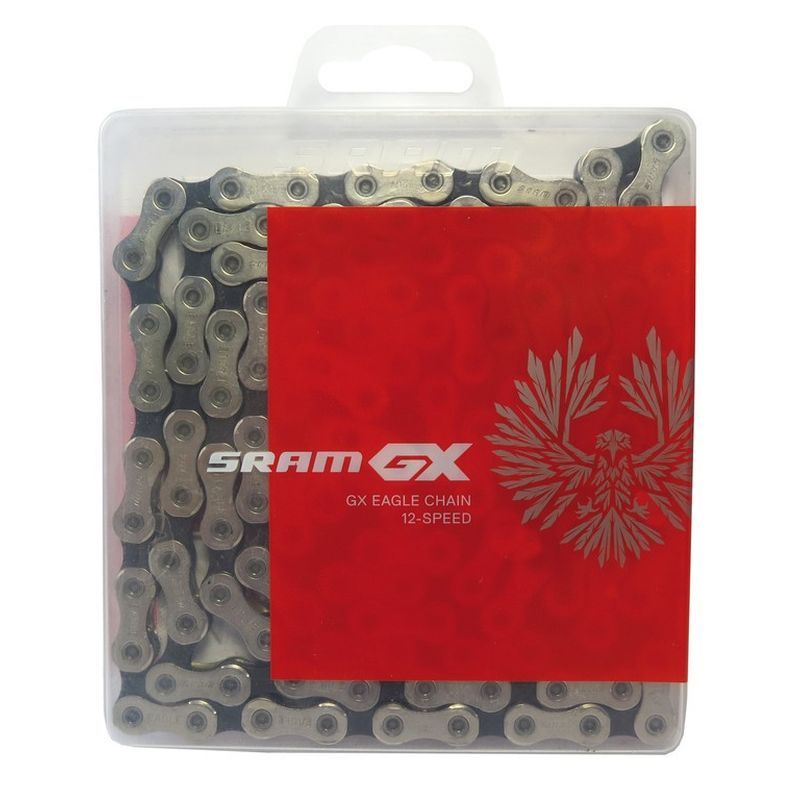 Cadena Sram PC GX Eagle 126 Eslabones 12v Plata