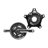 Juego Bielas Potenciómetro Quarq DZero 110 Bcd Dub 52/36d Carbono Sin Cazoletas 170mm Negro