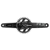 Juego Bielas/Plato Sram NX Eagle X-Sync2 Dub Fat Bike 4" DM 30d 11/12v Sin Cazoletas 170mm Negro