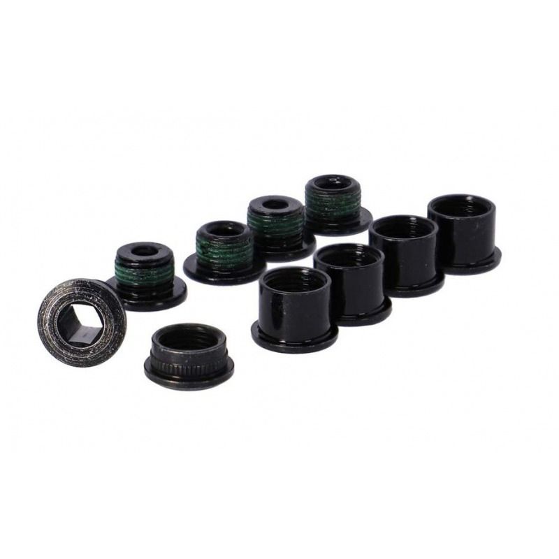 Kit 5 Tornillos Plato Sram Red Quark Acero Negro