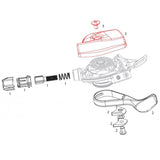 Sram XX1 Trigger Right Shifter Housing Pin/Screw Kit Black