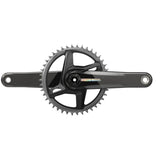Kurbelgarnitur/Kettenblatt Sram Force Wide D2 Dub Direct Mount 40t 12s Carbon Ohne Innenlager Grau/Iridisierend