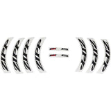 Zipp 303 Logo-Aufkleberset Ohne Rand 1 Laufrad Mattschwarz