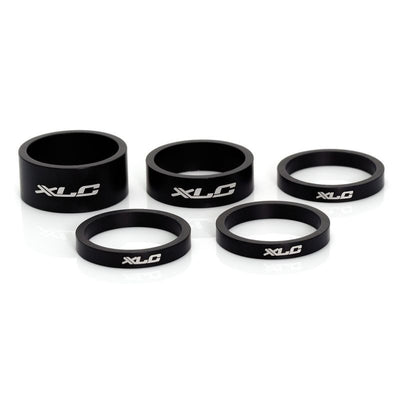 Alargadores Direccion A-Head XLC AS-A02 Set 5 1-1/8 Negro Mate