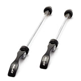 XLC QR-L02 Schnellspanner-Set Vorder-/Hinterrad Aluminium/Chrom Schwarz