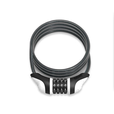 Candado Espiral Onguard Negro On Combinacion 180cmx12mm Blanco