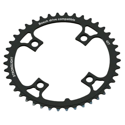 Plato Stronglight E-BIKE Bosch 1/3 Generación 104mm 4 Brazos Negro