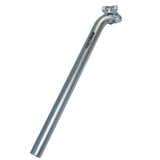 Sattelstütze Ergotec Patent Hook 400mm 25mm Versatz Aluminium Silber