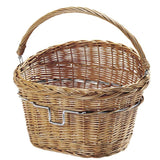 Panier Avant Klickfix Osier Avec Arceau 18L 40x30x31cm Marron
