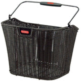 Panier Avant Klickfix Tressé Sans Adaptateur 16L Noir