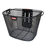 Panier Avant Klickfix Maille Étroite Adaptateur 16L Noir