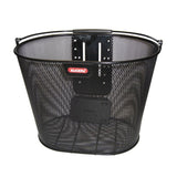 Panier Avant Klickfix Oval Plus Maille Étroite Sans Adaptateur Noir