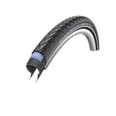 Cubierta Schwalbe Marathon Plus 20x1.35 S-Guard HS440 Twinskin Performance Endurance Reflectante Negro