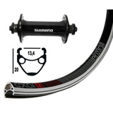 Roue Avant Winora Exal XR-1 Shimano Tiagra Serrage Rapide 100mm Noir