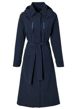 Gabardina Basil Mosse Mujer Azul