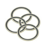 Kit Caches-poussières Pour Roulements Roue Campagnolo - Axe 17mm 4pcs Noir