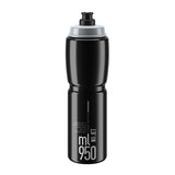 Wasserflaschen Elite Jet Schwarz Graues Logo 950ml