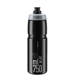Wasserflaschen Elite Jet Plus Schwarz Graues Logo 750ml