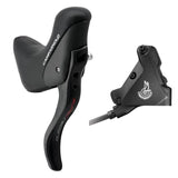 Levier Frein/Changement Campagnolo Super Record EPS Droite Hydraulique 12v 140mm Étrier Arrière Flat Mount Noir