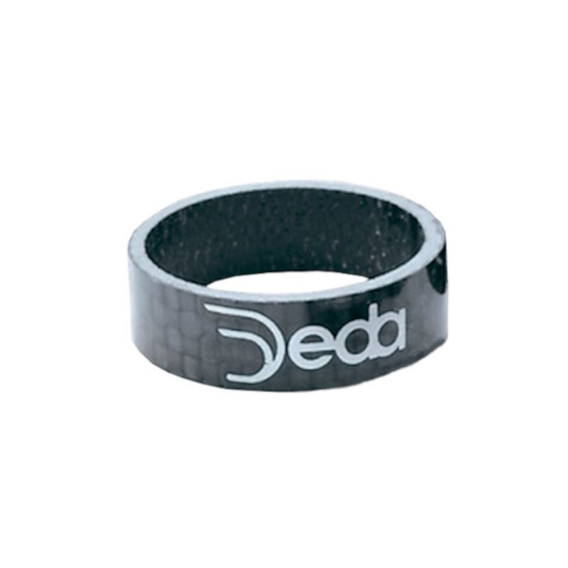Set Espaciadores Deda Tubo Dirección 1-1/8 10mm 10u Carbono Negro
