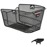 Cesta Trasera Klickfix CityMax+Clip Malla Estrecha 23x22.5x36cm Negro
