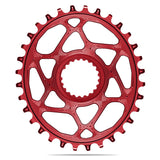Absolute Black Oval Direct Mount Shimano XTR Aluminium Rot