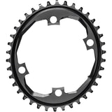 Plato Absolute Black Ovalado 110 Bcd 4 Brazos Asimétrico Sram APEX 1x Aluminio Negro