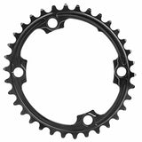 Plateau Absolute Black 110 Bcd 4 Bras Asymétrique Shimano 2x9-11v Aluminium Noir