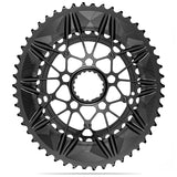 Jeu Plateaux Absolute Black Ovale Direct Mount Cannondale Hollowgram 2x11v Aluminium Noir