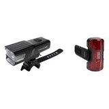 Juego Luces Zefal Supervision Delantera F200 Trasera R150 USB Blanco/Rojo