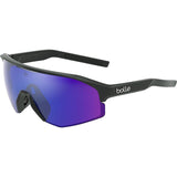Lunettes Soleil Bolle Lightshifter XL Noir Mat Lentille Marron Bleu