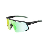 Lunettes Soleil Bolle Speedchaser Noir Mat Lentille Phantom Vert Clair Photochromique