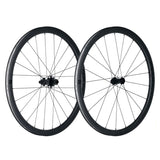 Juego Ruedas Vision Metron 37 SL Freno Disco Center Lock Cubierta Tubeless Ready Shimano HG11 Carbono Negro