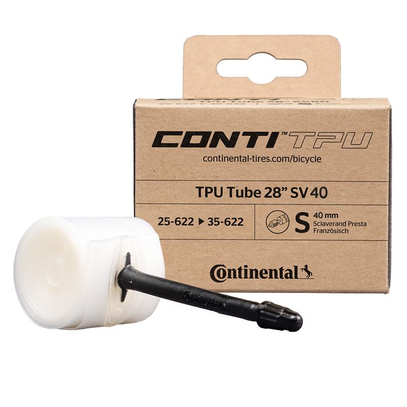 Camara Continental Tpu 28" Valvula Presta 40mm
