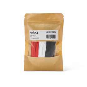 Cordones Udog Mild 3 Pares Negro/Blanco/Rojo