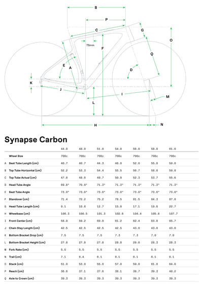 Bicicletas Carretera Synapse Carbon 4 Cannondale 2025 Chalk #8