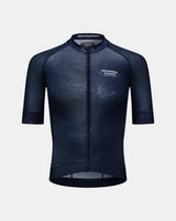 Pas Normal Studios Maillot Manches Courtes Mechanism Homme AOP Indigo