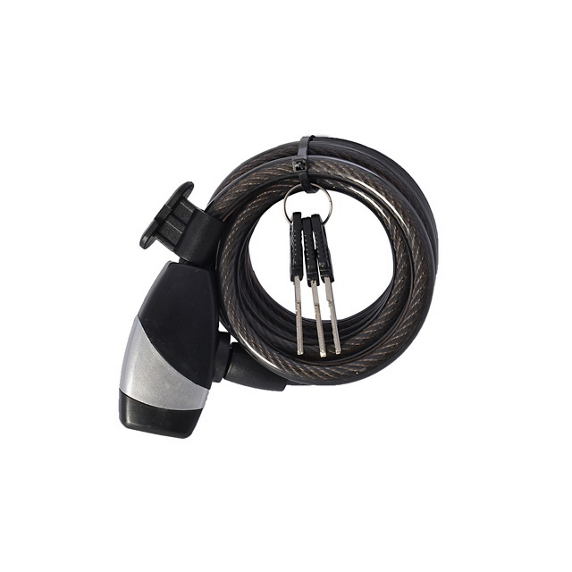 Antirrobo Cable OXC KeyCoil12 12x1500mm Negro