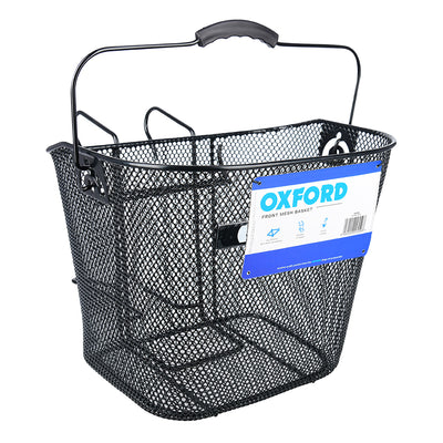 Cesta Delantera Malla Soporte Negro #2