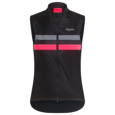 Chaleco Isotérmico Rapha Brebet Mujer Gilet Dark Navy/Hi-Vis Pink