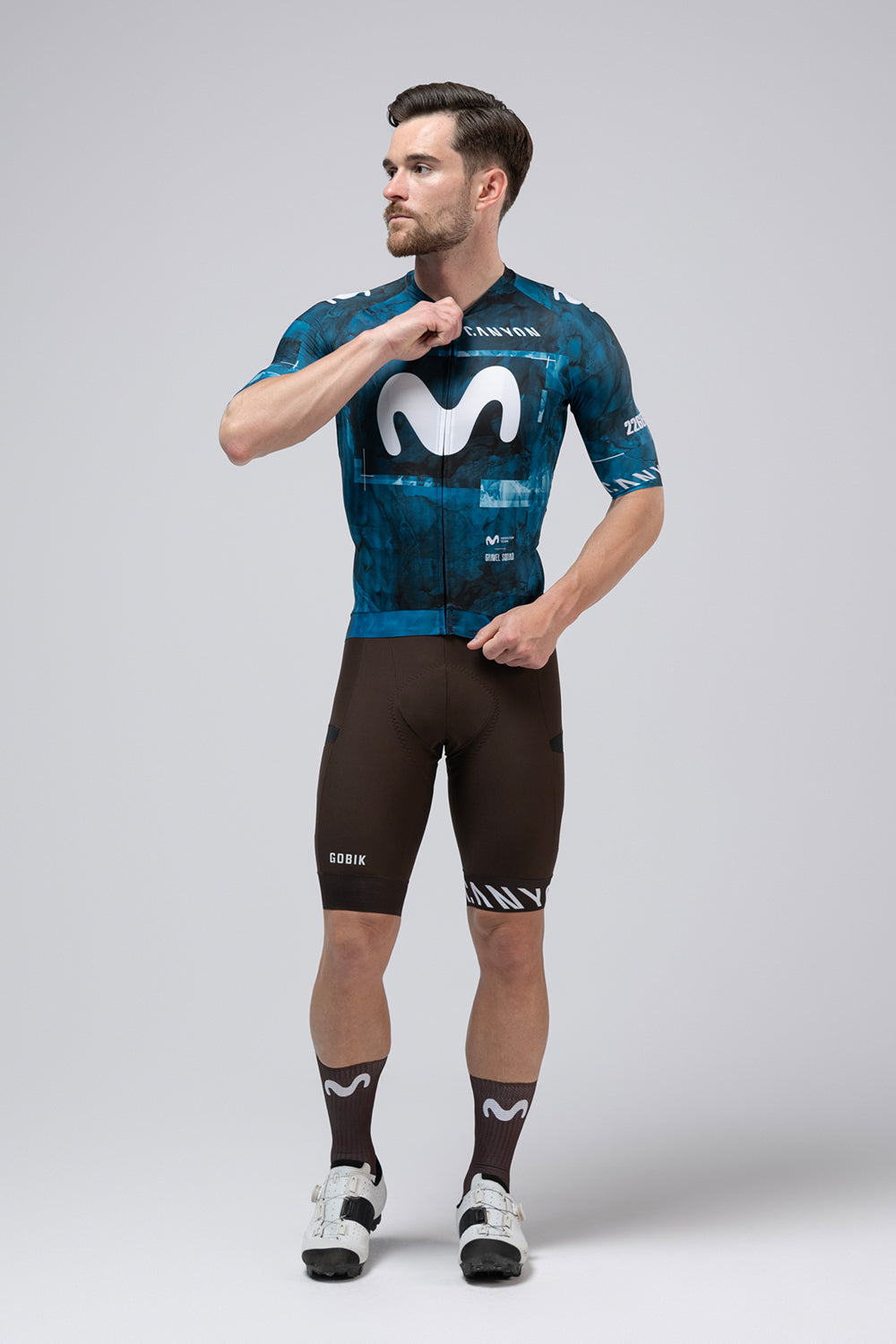 Gobik Maillot Manga Corta CX Pro 4.0 Unisex Movistar Team Gravel Squad 25