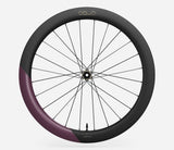 Oquo Hinterrad Rennrad RA57LTD Shimano HG Metallic Mulberry