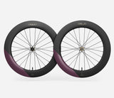 Oquo Jeu de Roues Route RA80LTD Sram XDR Metallic Mulberry